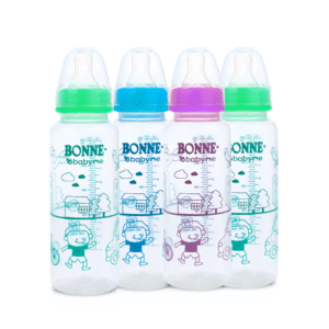 Babyme Classic Printed Feeding Bottle 250 ML Pack of 4
