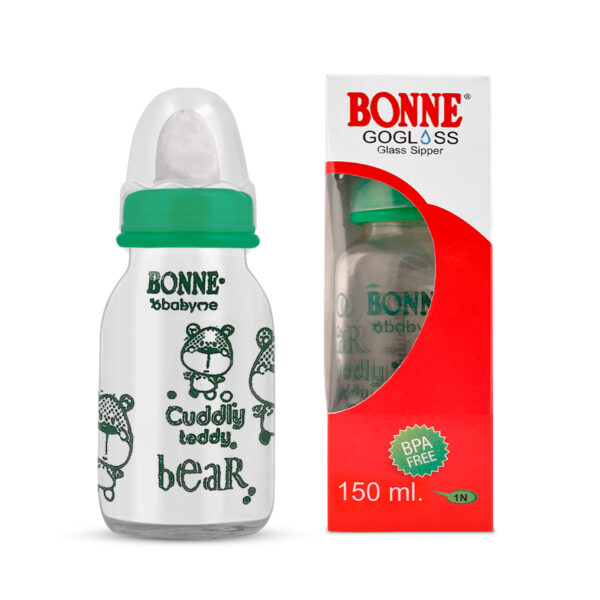 Babyme Go Glass Sipper 150 ML Pack of 2 - Image 2