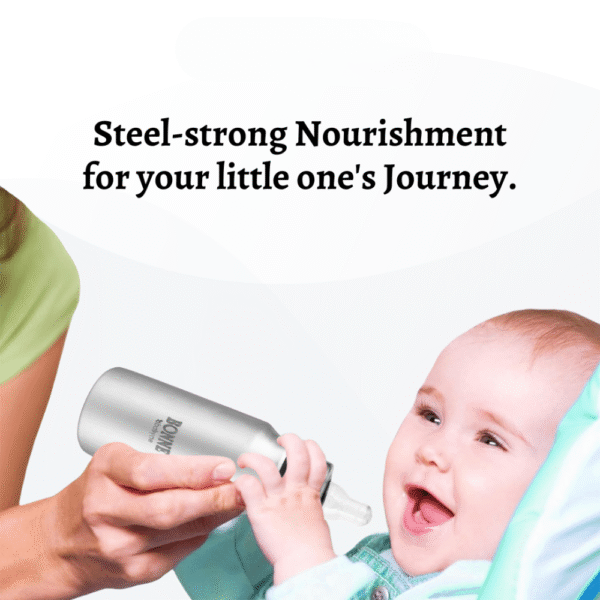 Premium Stainless Steel Feeding Bottle(300 ML) Pack of 15 - Image 5