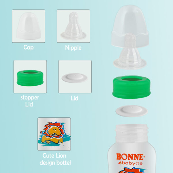 Babyme Premium Swing Feeding Bottle 150 ML Pack of 3 - Image 5