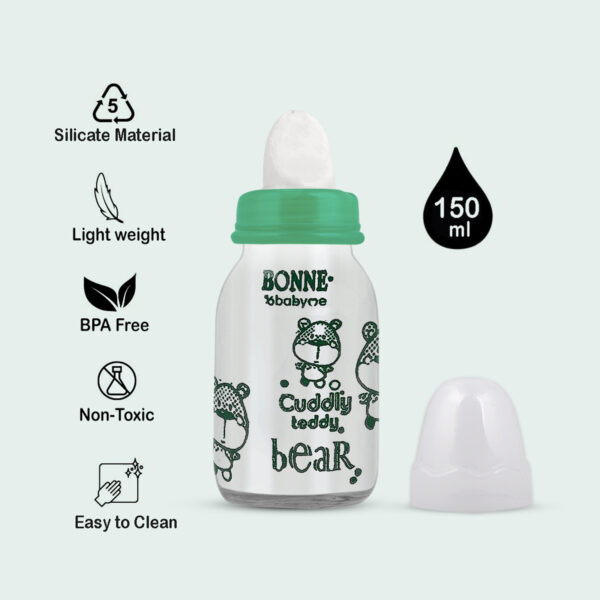 Babyme Go Borosil Glass Sipper 150 ML Pack of 2 - Image 2