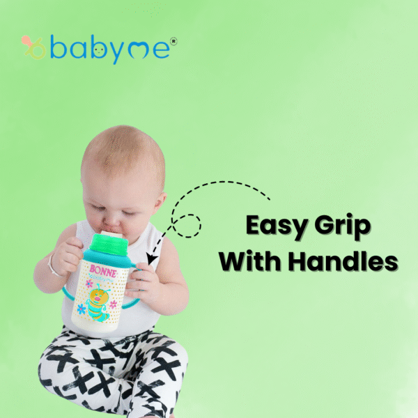 Babyme Easy Grip Feeding Bottle 150 ML Pack of 3 - Image 4